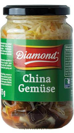 DIAMOND China Gemüse, chinesisches Mischgemüse für asiatische Wok Gerichten - 6 x 330 g
