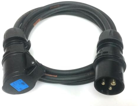 DG Systems - Prolunga CEE 16A 3P con cavo Nexans Titanex 3G2.5 - Made in Italy (15 mt)