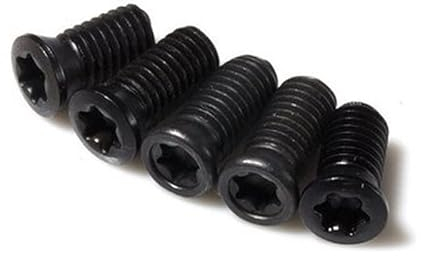 OVLIN 50 Stück M2 M2,5 M3 M4 M5 M6 Einsatz Torx Schraube 12,9 legierter Stahl ersetzt Hartmetalleinsätze Schneidleiste CNC-Drehwerkzeug (Size : M2X5)