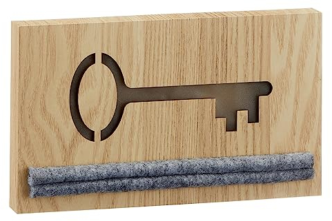 Schlüsselbrett Schlüssel 24x14 cm mit Filz zum Stecken - Flur Dekoration, Schlüsselkasten, Schlüsselschrank, Schlüsselbox