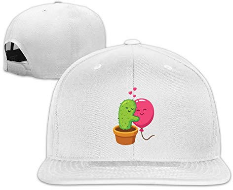 934 Donna Uomini Snapback Cappello Simpatico Abbraccio di Cactus E Palloncini Cappellini da Baseball Casual Hip Hop Cappello Leggera Golf Cappellino per Sport All'Aperto Campeggio