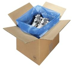 kaiserkraft | VCI-Korrosionsschutz-Seitenfaltenbeutel | blau | B + Falte x H 630 + 420 x 700 mm | VE 150 Stk