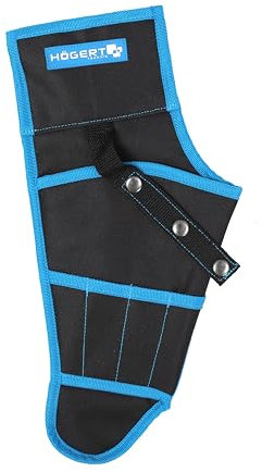 Högert Technik - Marsupio per utensili elettrici | Borsa per attrezzi cintura elettricista trapano titolare cintura tasche in vita per chiavi inglesi | 5 tasche funzionali | Poliestere 600D