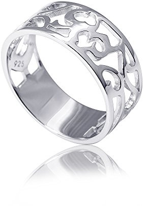 MATERIA by Matthias Wagner Breiter Silber Ring durchbrochen in keltisch floralem Design SR-86
