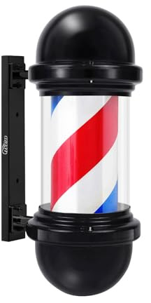 WDZD Mini 40 cm Rojo Poste Barbero Barber Pole