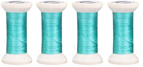 MINGGUXIUYI Stickgarn, 100 % Maulbeerseide, handgefärbt, Stickgarn, 4 Spulen je 22 Meter (89–3)
