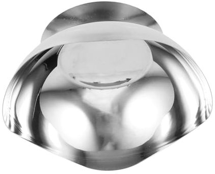 GRIRIW Coppa gelato in acciaio inossidabile coppa da dessert coppa per gelato ciotola per gelato ciotola alta acciaio fruttiera in acciaio inox fruttiera riutilizzabile portafrutta Silver