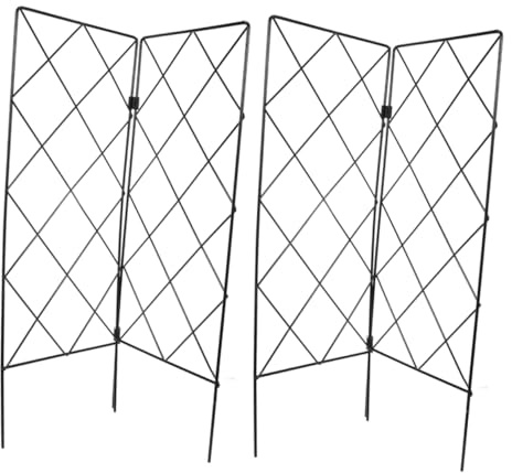 Abaodam 2pièces Treillis pour Plantes Grimpantes et Décoration de Jardin Support pour Pots de Fleurs pour Framboisiers et Plantes Pot