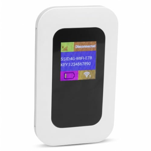 Bewinner Hotspot WiFi Portatile, connettività 4G/5G Ad Alta velocità da 300 Mbps, Router Wireless Tascabile con Batteria da 10 Ore, Supporto di 10 Dispositivi, Router per Viaggi,