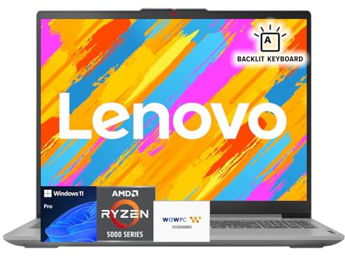 Lenovo IdeaPad Slim 3 Business Laptop con tastiera retroilluminata, display FHD IPS da 15,6, AMD Ryzen 5 5625U (supera i7-1355U), 16 GB di RAM, SSD da 2 TB, lettore di schede SD, Windows 11 Pro