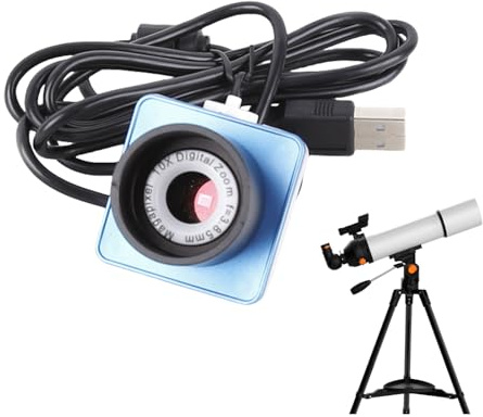 Digital Electronic Eyepiece USB Plug-And-Play 300000-Point Resolution | Lunar Planetary Astronomy Camera for Astrophotography for Astronomy Lunar Planetary Observation Wildlife Bird Imaging Scienc