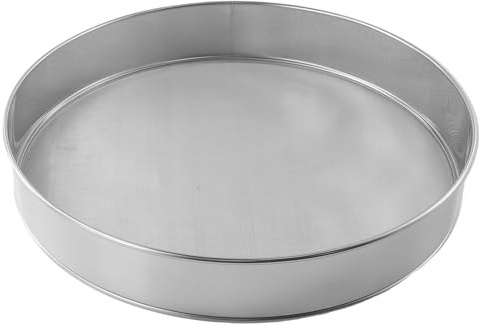 Mjölssil i stål kök fin nätolja för perfekt för kök med rostfritt stål tillverkad av rostfritt kontrollerat mjöl-vattenförhållande med denna sil (30 cm)