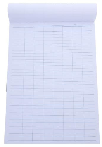 Hemobllo Buchhaltungsbuch Liniert Hardcover mit Register Business Record Book für Effektive Finanzverwaltung und Inventarverwaltung in Büro Lager Schule und Zuhause