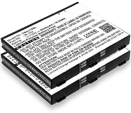 subtel 2X Akku kompatibel mit Netgear MR2100, Nighthawk M2, W-10a | (5040mAh-3.7V-Lithium-Polymer)