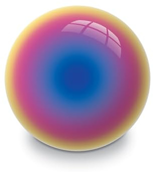 Mondo Pallone da Calcio Arcobaleno, 9 inch Pallone da Spiaggia, Palla in PVC Calcio Palline morbide per Interni ed Esterni Bambini Gioco Piscina (9 inch)