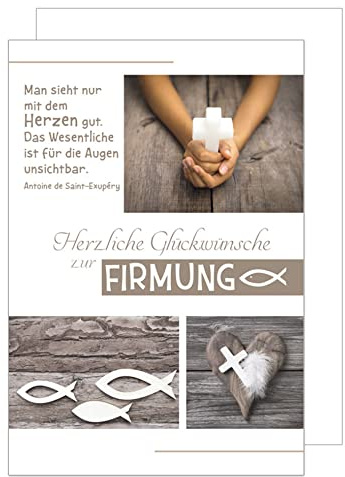 Edition Seidel Exklusivt premiumkort för förstärkning med kuvert. Gratulationskort gratulationskort bekräftelse singel, ett konfirmationskort, pojke flicka kort (SW022)
