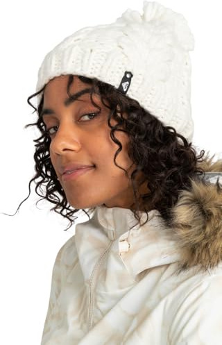 Roxy Femme Winter Beanie Casquette, Egret, Taille Unique EU