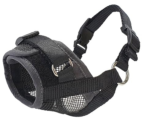 Nobby 52051-42 Maulkorb verstellbar grau M: Maul 13-20 cm