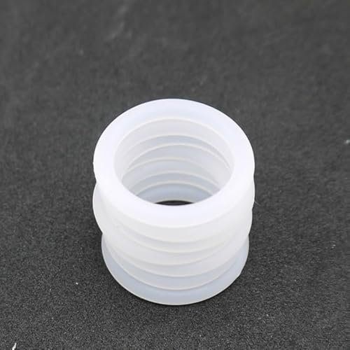 VMQ O-Ring mit weißer/roter Gummidichtung, 100 Stück CS 1,2 mm, hitzebeständiger O-Ring aus lebensmittelechtem Silikon, Dicke 1,2 mm, Außendurchmesser 5–22 mm ( Color : White , Size : OD 5.5MM_1.2MM )