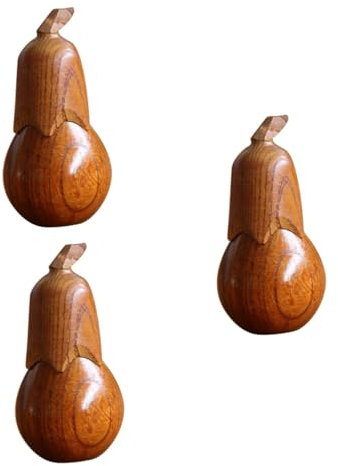 MAGICLULU 3pcs Wooden Toothpick Holder Jar Vintage Style Table Decor for Home Restaurant Toothpick Box Carrier Case