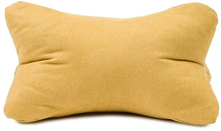 Gözze - Kuschelweiches Lesekissen Darco, Ideal als Sofakissen oder Leseknochen, 40 x 25 cm - Senf