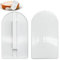 Lot de 2 lisseurs à gâteau en plastique pour décoration de gâteau - Outil de décoration pour gâteau - Outil de modélisation pour la pâtisserie DIY - Lisseur à fondant - Bords - 14,5 x 8,5 cm
