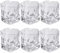 Juego de 6 vasos de 200 ml, vasos pequeños de zumo, vasos de agua, vasos de whisky, copas de cóctel, copas de vino moldeadas irregulares para agua, zumo, coctails, leche, apto para lavavajillas