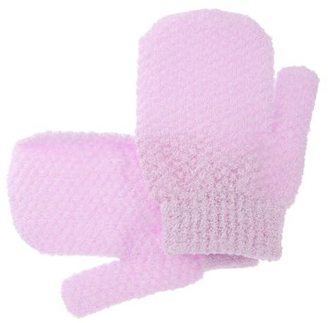 VALICLUD 2piezas Guantes De Baño Exfoliantes Corporales Guantes Para Scrub Para Exfoliar La Ducha