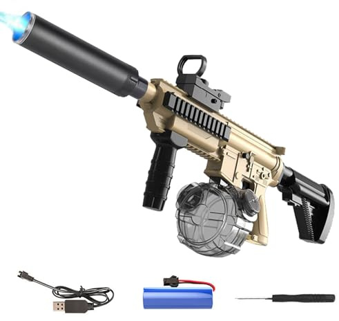 Pistola ad Acqua Elettrica Potenziata,Pistole ad Acqua Elettriche per Bambini,Potenti a Lunga Distanza,per Feste Estive,Giardino,Piscina,Spiaggia
