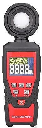 Luxmetro, Luxmetro Ad Alta Precisione Luxometro Professionale LCD Misuratore Di Luce Fotometro Digitale Luxmetro(620L)
