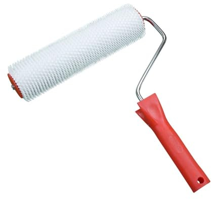 ROTIX Stachelwalze Entlüftungsroller 25 cm breit für Estrich und Nivelliermasse (11 mm Stachel)