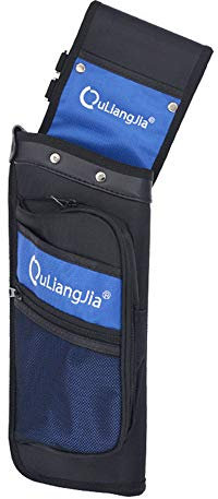 SHARROW Pfeilköcher Köcher für Pfeile Tasche Pfeilhalter Röhrenköcher Verstellbarer Jagd Bogenschießen Zubehör (Blau)