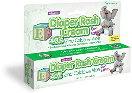 Crema de cenizas de pañales para bebés, 40% óxido de zinc con aloe 2 unidades