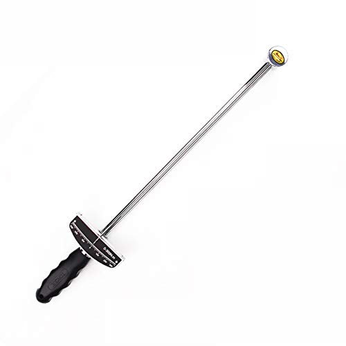 NEWTRY Clé dynamométrique à faisceau d'entraînement de 1,27 cm - Jauge de couple de mesure de 0 à 300 N.m - Pour pneus de voiture - Assemblage de machines (douille de 24 mm)