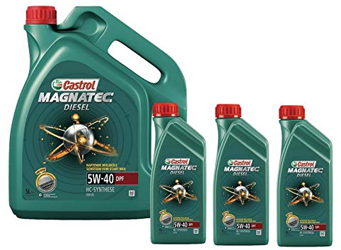 Motorenöl 5W-40 Magnatec Diesel DPF [8 L] von Castrol (SET1502BA8L) Öl Schmierung Motorenöl