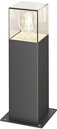 Outdoor Lights 'Keke' dimmable (Modern) in Black Made of Aluminium (1 Light Source, E27) from Lucande | Pillar Lights, Garden Light, Path Light, Bollard Light, Path lamp, Pillar Light