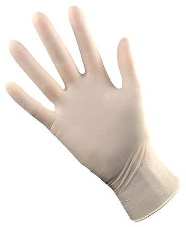 Source HygiÈne - Guante de látex sin polvo natural de 5,3 g, 240 mm - Bte de 100 - AP - Talla - XL