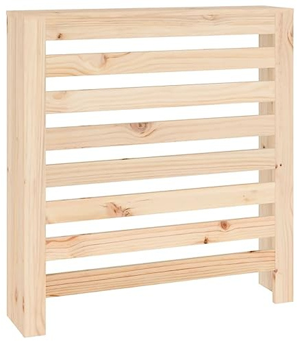 vidaXL Cubierta de radiador Madera Maciza de Pino 79,5x19x84 cm