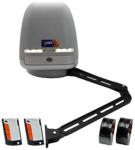 VDS IBIS 24V Flügeltorantrieb – Gelenkarm Drehtorantrieb für Einzeltor bis 2,5m – Robuster 24V Torantrieb mit Soft-Start/Stopp & Hinderniserkennung – Automatischer Tor Antrieb für Einfahrtstore
