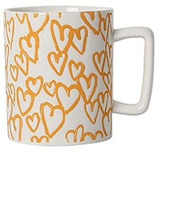 ESOUY Tazza da caffè Tazza da Ufficio in Ceramica Personalizzata Tazza da Colazione Premium per La Casa Tazza di Avena al Latte Tazza con Motivo Floreale Tazza da tè (Colore : B)
