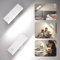 YiLaie 2 Pezzi Applique da Parete Interno，Ricaricabile Lampada da Parete，Dimmerabile Applique Touch，Ruotare di 360° Magnetica Lampada，Lampada a Batteria per Cameretta Cucina Bagno Soggiorno (Bianco)