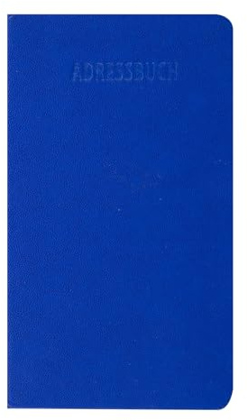 Adressbuch und Telefonbuch / 9,2 x 15,8cm / Farbe: blau