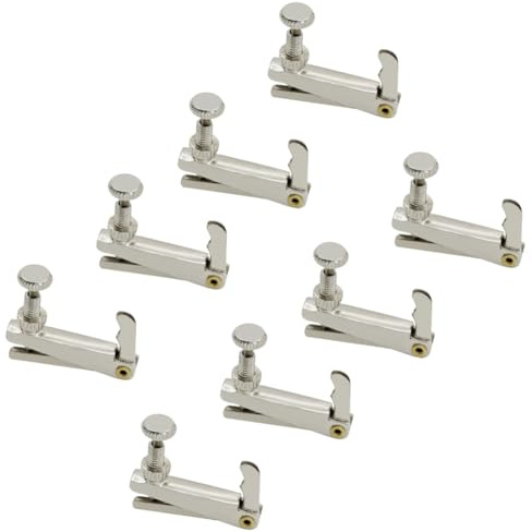 Roxvue Geigen-Feinstimmung 3/4/4/1/2 Metall-Stimmgerät Violinsaiten-Haken-Stimmgerät