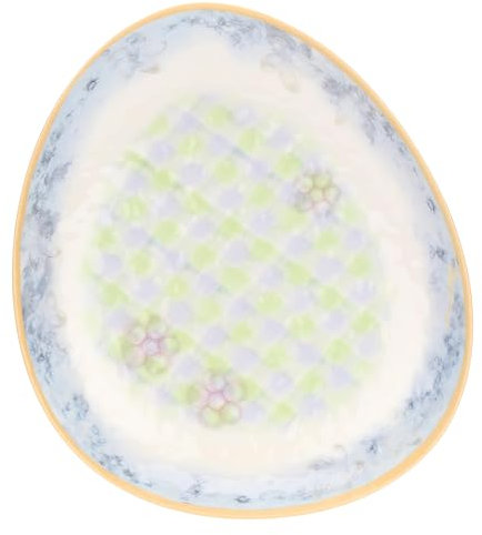 THUN Piatto da portata, melamina, Collezione Giardino di Primavera, 34,5 x 30 x 4,8 cm h