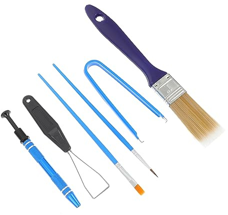 SHINEOFI Kit de Limpieza para Teclado con Extractor de Teclas y Cepillo Herramienta Práctica para Limpieza de Teclados Mecánicos y Electrónicos Fácil de Usar y Almacenar para Pc y Laptops