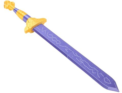Denash Spada Giocattolo con Stampa 3D, Spada per Giochi di Ruolo in PLA, Puntello per Spada Cosplay con Design Staccabile per L'esposizione di Costumi da Collezione