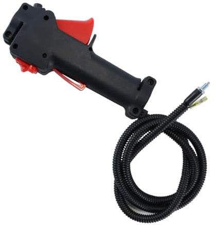 Gurtt Interruttore per decespugliatore, Interruttore a Leva del Gas per decespugliatore, Cavo del Gas a Leva da 26 mm per decespugliatore, Accessori e Strumenti