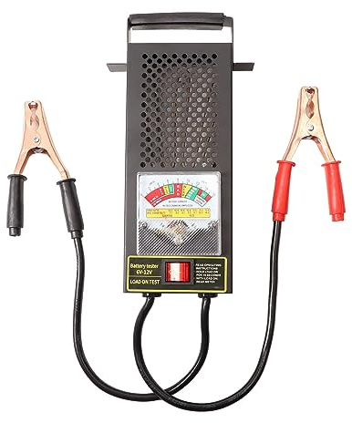 RASTKY Probador de Batería de Automóvil: Analizador de Batería HighAuto con Compatibilidad de 6 V a 12 V Prueba de de Automóvil Eléctrico, de Carga y Análisis de Alternador Automotriz