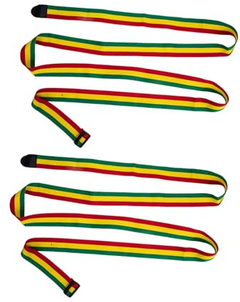 ifundom Djembe Gurte Afrikanisches Trommelzubehör 2 Stück Verstellbare aus Baumwolle mit Komfortablem und Sicherem Sitz für Afrikanische Trommeln und Bühnenauftritte