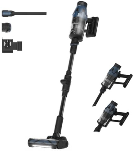 Taurus Aspirador Escoba Sin Cable 310AW | Motor Digital 780W con Succión Ultra Potente | 90 Min Autonomía | Cepillo HairFree Antienredos | Tubo Flexible | Display LED Inteligente